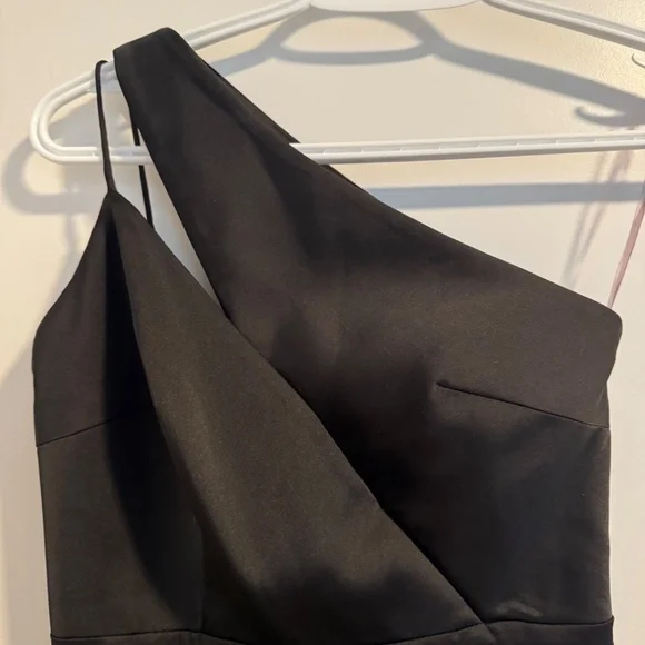 Meshki Aleena Asymmetrical Mini Dress Black XS - Picture 5 of 8